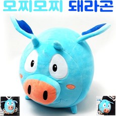 스낵월드 돼라곤 봉제인형 돼지인형 말랑말랑 애착인형 모찌인형