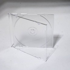 【臺灣製造】12CM 5mm超薄霧透PS壓克力CD盒 DVD盒, 1套, 透明
