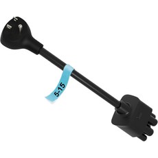 테슬라 2세대3세대 모바일 충전기용 프리미엄 어댑터 240V 콘센트 연결 12암페어 충전 10인치 길이NEMA 5-15, TT-30