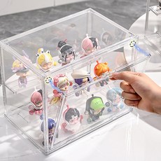 아로소 투명 아크릴 케이스 보관함 피규어 장식장, 1개