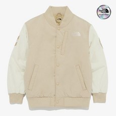 노스페이스 키즈 NJ3NQ55T 플레이어 바시티 자켓_LIGHT BEIGE BVG993 DCF244