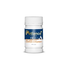 Petlance 毛孩專科 犬貓魚油粉 專利微膠囊 DHA EPA 皮膚毛髮亮麗 眼睛心血管關節保健 GOED認證 30包, 1個, 犬貓UCII(30粒), 30ml, 關節