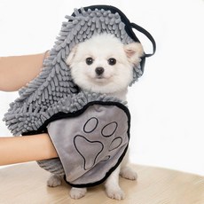 잔느펫 강아지 고양이 퀵드라이 펫타올 극세사수건