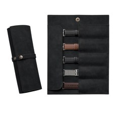 [L'APOGIER(라포지에)] 스마트워치 스트랩 고급 파우치, 1개, Black