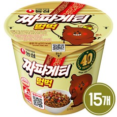 농심 짜파게티 범벅 70g, 15개