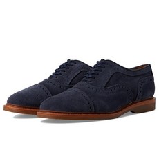 Allen Edmonds 남성용 Strand Verse 옥스포드 신발 네이비 스웨이드 11