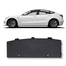 RONTCOS 자동차 후면 범퍼 견인 히치 후크 캡 커버 트림 블랙 테슬라 모델 3 2017 2018 2019 2020 2021 2022 1135412-00-A용 254874, RONTCOS 자동차 후면 범퍼 견인 히치 후크 캡 커