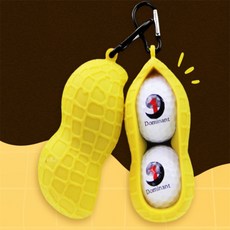깨들 골프공 파우치 골프공실리콘파우치, 옐로우