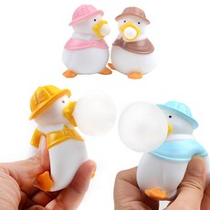 풍선부는 오리 말랑이 주물럭, 1개