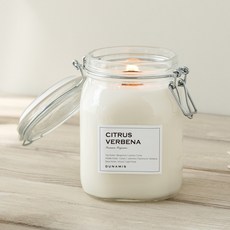 타닥 타닥 나무심지 대용량 소이 캔들, 1개, 1000ml, 15. 시트러스버베나