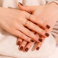 뮤즈마크 리유저블 네일팁 36p 세트 숏 스퀘어, 얼 그레이, 1개