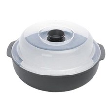 레몬글라스 전자레인지 찜기 V2 특대 2.6L, 1개, 그레이