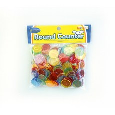 러닝스텝 투명수세기칩(6색혼합 약 250pcs) 보관주머니 증정, 본품구매, 1개