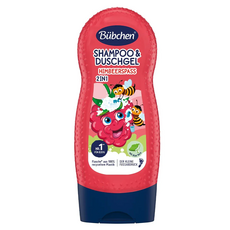 德國 Bubchen 貝臣 覆盆子洗髮沐浴乳 2合1, 1個, 230ml
