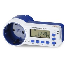 서준전기 무소음 디지털 타임스위치 콘센트 1구 SJD-CR16H, 1개