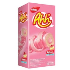 베트남 리치즈 아하 트리플 딸기 쿠키 과자, 5개, 90g