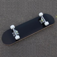 보드 스케이트보드 72cm 레저 제품 4륜 초보자 스포츠 취미 성인 스트리트 액티비티 트럭 베어링 80cm, 5.80CM-트레이닝-올블랙