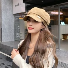 英倫復古 韓版帽子女 春秋新款 帽子 時尚 百搭 鴨舌帽 顯瘦臉小 八角帽 貝雷帽 日系 畫家帽