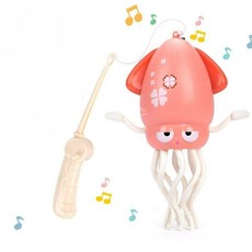 춤추는오징어 서빙해주는장난감 댄싱오징어 젠틀 귀여운 어른 장난감, 1개, Pink with box