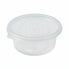 버디팩 PP 투명 원형 죽용기 소 450ml 130파이, 1개, 50세트