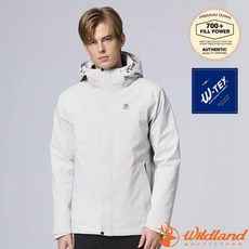 Wildland 兩件式羽絨外套 彈性防潑水 700FP