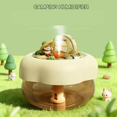 원룸가습기 미니 사무실 책상 캠핑 불멍 무드등 저소음 가습기, 2. 스노우필드