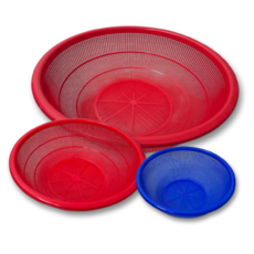 [나코] 플라스틱 소쿠리 원형 채반 플라스틱채반 플라스틱광주리 타공채반 업소용 식당 야채 채소 바구니, 1개, 파란색