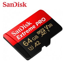 SANDISK Extreme PRO A2 V30 micro SDXC U3 UHS-I 200MB 記憶卡, 1個, 64GB