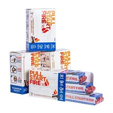 풀 스타트 파이어 스트링 스타터 | 성냥 필요 없음 몇 초 만에 불이 시작됨 캠프파이어 그릴 벽난로 바비큐 젖은 목재 사용하기 쉽고 식품 안전 및 내후성 조명, 12 Count