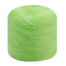 長纖維70S羊毛氈材料包 DIY手作羊毛條, 23蘋果綠【10g/每包】, 1個