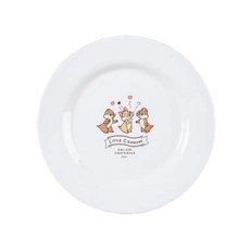 디즈니 칩앤데일 디저트 멜라민 접시 25cm, 4개