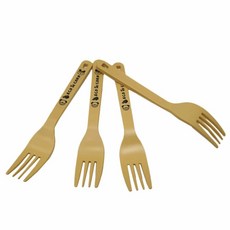 투요 옥수수 식기 포크 세트 4P 식당용포크 양식기포크 카페포크