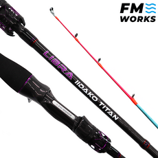 FM웍스 리브라 이이다코 티탄 66g 초경량 쭈꾸미 갑오징어 낚시대, 리브라 이이다코 165H (9:1), 혼합색상