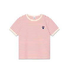 Lee 키즈 스트라이프 링거 티셔츠 핑크 L502ST77PI 1039162