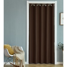 중문 방풍 암막커튼(압축봉 포함) 4color / 보온커튼 방풍커튼