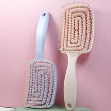 탈론나인 볼륨핏 통풍 두피마사지 엉킴방지 헤어 브러시, 1개, 핑크