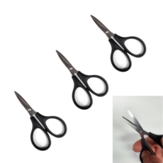 스켈 수공예/사무용 다용도 미니가위, 3개입