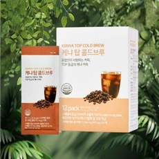 [애터미] 케냐 탑 콜드브루 블랙커피 (12ea), 1박스