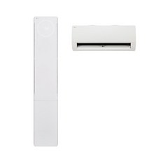 LG전자 휘센 AI 오브제 투인원(2in1) 스탠드 인버터 에어컨 FQ18FU2EA2 뷰2 18평형+6평형 가정용, 일반배관형