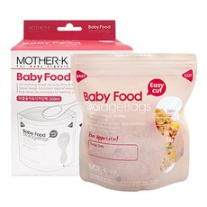 마더케이 일회용 이유식 저장팩 260ml, 75개입, 6개