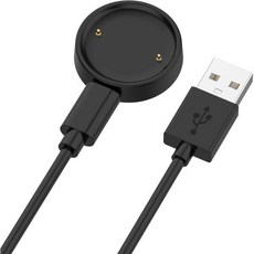 Kissmart 충전케이블 Amazfit Bip 6/Active 2용 충전기 6용 교체용 USB 충전 케이블 코드 Active 2 스마트 워치2팩 3.3피트/1m, 1
