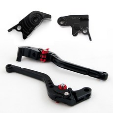 CNC可調式長版拉桿, 1個, 黑色