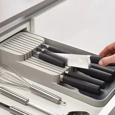 칼 보관함 주방 서랍 식기 보관 트레이 홀더 정리함 블록 랙 및, Bottle storage