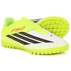 아디다스 F50 클럽 VEL 유소년용 끈 없는 벨크로 타입 인조잔디용 축구화