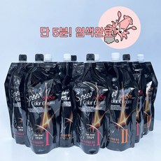 올가 퀵 5분 오징어먹물 염색약 500g, 다크브라운, 1개