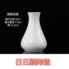 細口陶瓷花瓶 水培乾燥花插花花器, 酒壺花插