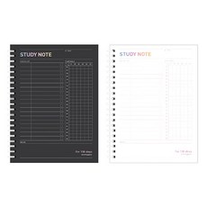 모닝글로리 10분 스터디노트 100일 스터디플래너 스케줄러