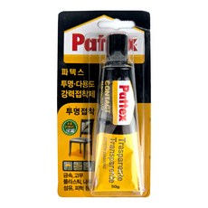 pattex 파텍스 투명 다용도 강력 접착제 50g 고무 가죽 금속 섬유 플라스틱 나무 철 타일 본드, 3개
