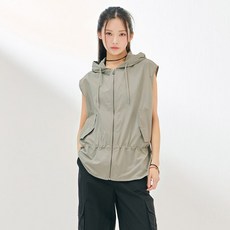 체이스컬트 여성 루즈핏 후드 베스트-DBRG7372C0V