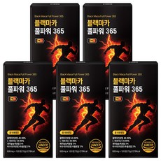 [정품] 블랙마카 아르기닌 풀파워 365, 5개, 120정
